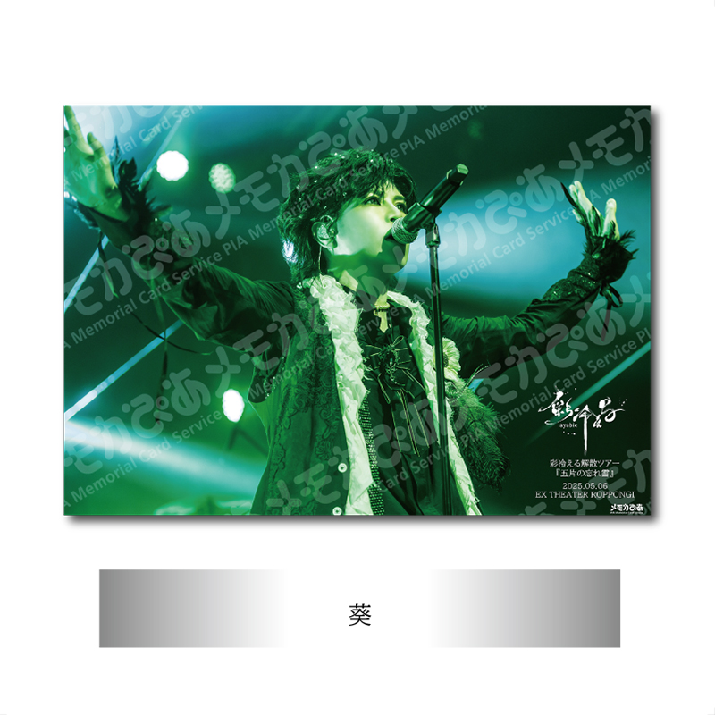 【葵】5/6 EX THEATER ROPPONGI公演 A3判