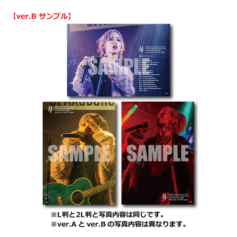 【ver.B】2L判 5/4 SHINJUKU ReNY公演